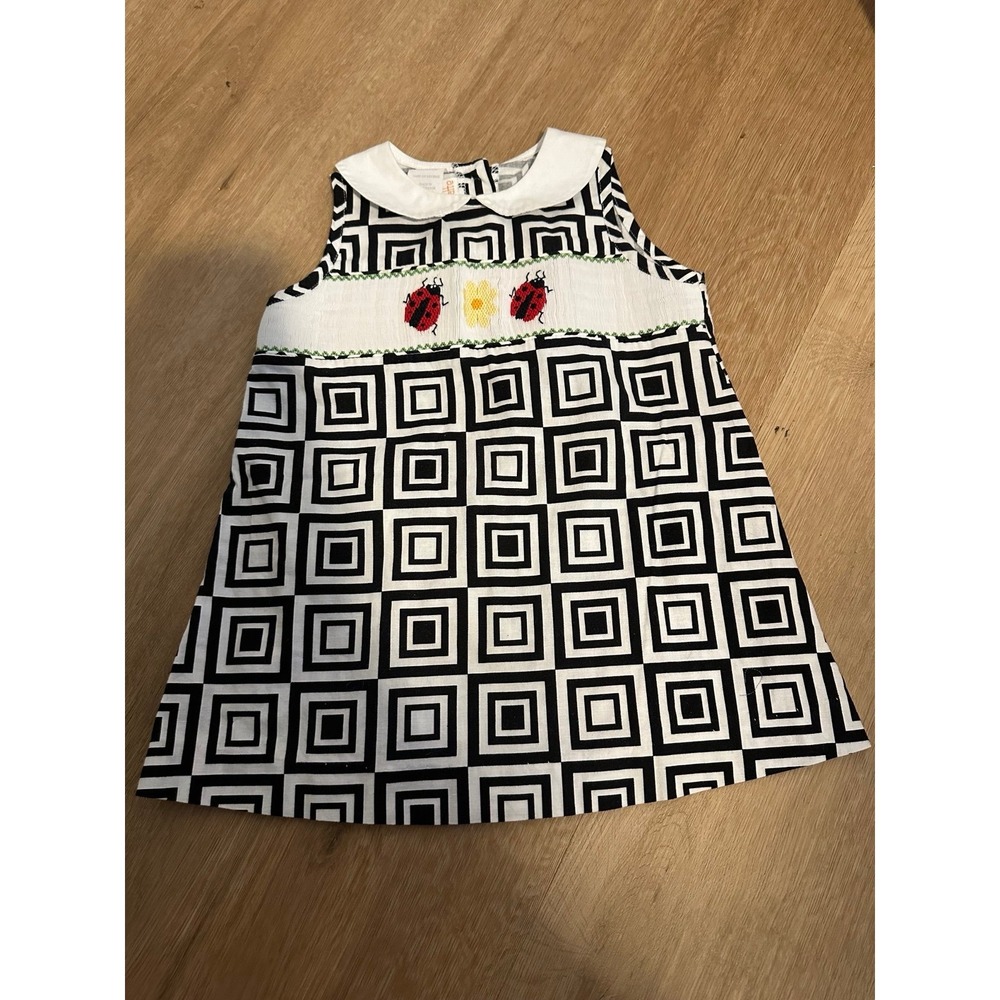 Smocked Ladybug Dress